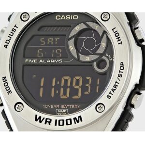 صفحه ساعت مچی مردانه کاسیو مدل CASIO MWD-100HD-1BVDF