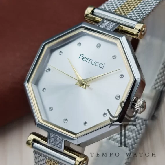 صفحه ساعت مچی زنانه فروچی Ferrucci مدل FC13692H.05